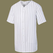 Youth Pinstripe Full Button Baseball Jersey
