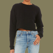 Women's Crop Fleece Crewneck Sweatshirt