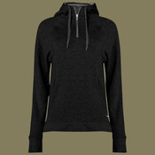 Women's FitFlex French Terry Quarter-Zip Hooded Pullover