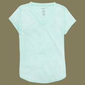 Girls' Snow Heather V-Neck T-Shirt