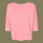 Women's Lounge Fleece Dolman Crewneck Sweatshirt