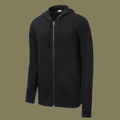 PosiCharge ® Tri Blend Wicking Fleece Full Zip Hooded Jacket