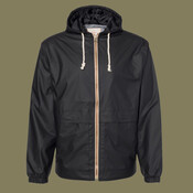 Unisex Vintage Hooded Rain Jacket
