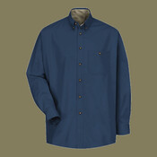 Men's Cotton Contrast Dress Shirt