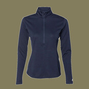 Women's Striated Quarter-Zip Pullover