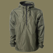Unisex Lightweight Quarter-Zip Windbreaker Pullover Jacket