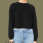 Women's Crop Raglan Crewneck Sweatshirt