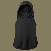 Women's PosiCharge ® Tri Blend Wicking Draft Hoodie Tank