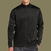 Tricot Sleeve Stripe Track Jacket