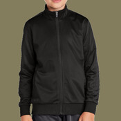 Youth Tricot Sleeve Stripe Track Jacket