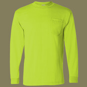 Unisex USA-Made 50/50 Long Sleeve Pocket T-Shirt