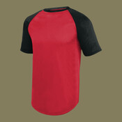 Unisex Wicking Short Sleeve Baseball Jersey