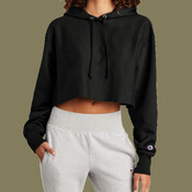 Women's Reverse Weave ® Cropped Cut Off Hooded Sweatshirt