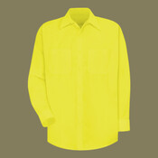 Men's Enhanced Visibility Long Sleeve Work Shirt