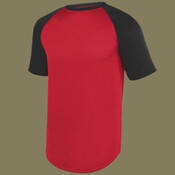 Youth Wicking Short Sleeve Baseball Jersey