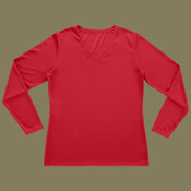 Women's Nexgen Performance Long Sleeve V-Neck T-Shirt