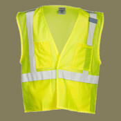 Unisex 4 Pocket Hook-and-Loop Mesh Vest