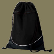 Tri-Color Drawstring Backpack
