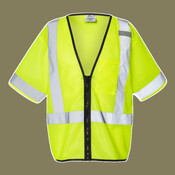 Unisex Economy Single Pocket Zipper Vest