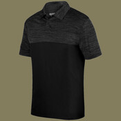 Unisex Shadow Tonal Heather Polo