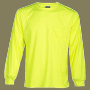 Unisex Microfiber Polyester Long Sleeve T-Shirt