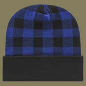 USA-Made Plaid Beanie
