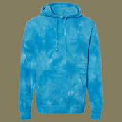Unisex Midweight Tie-Dyed Hooded Sweatshirt