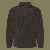Unisex Boundary Shag Frosty Sherpa Quarter-Zip Pullover