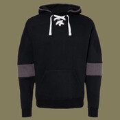 Men's Sport Lace Colorblocked Fleece Hooded Sweatshirt