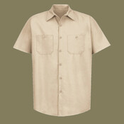 Men's Tall Industrial Short Sleeve Work Shirt