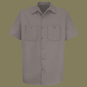 Men's Tall Cotton Short Sleeve Uniform Shirt