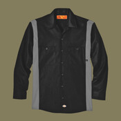 Men's Tall Industrial Colorblocked Long Sleeve Shirt