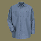 Men's Tall Industrial Long Sleeve Work Shirt