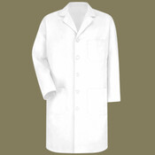 Unisex Tall Button Front Lab Coat