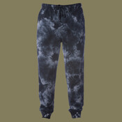 Unisex Tie-Dyed Fleece Sweatpants