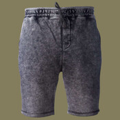 Unisex Mineral Wash Fleece Shorts