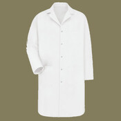 Unisex Gripper Front Lab Coat