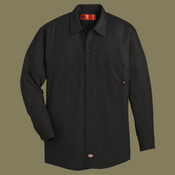 Men's Tall Industrial Long Sleeve Work Shirt