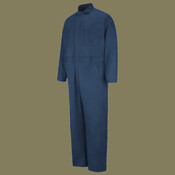 Men's Button-Front Cotton Coverall