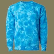 Unisex Midweight Tie-Dyed Crewneck Sweatshirt