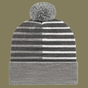 USA-Made Half Color Beanie
