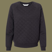Women's Quilted Crewneck Pullover
