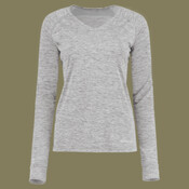 Women's Electrify CoolCore® Long Sleeve V-Neck T-Shirt