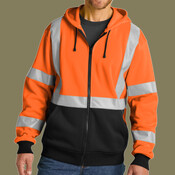 A107 Class 3 Heavy Duty Fleece Full Zip Hoodie