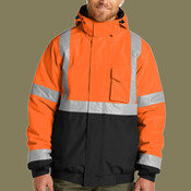 Ansi 107 Class 3 Economy Waterproof Insulated Bomber Jacket