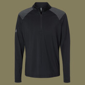Men's Ultimate365 Lightweight Shoulder Stripe Quarter-Zip Pullover