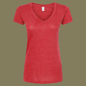 Women's Poly-Rich V-Neck T-Shirt