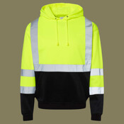 Unisex Hi-Vis Hooded Sweatshirt