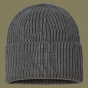 Sustainable Chunky Rib Cuffed Beanie