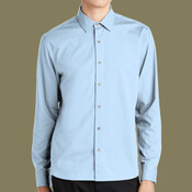 Long Sleeve Stretch Woven Shirt